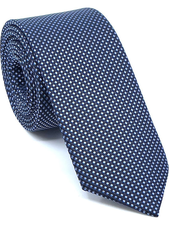 Legend Accessories Synthetic Men's Tie Set Printed Navy Blue