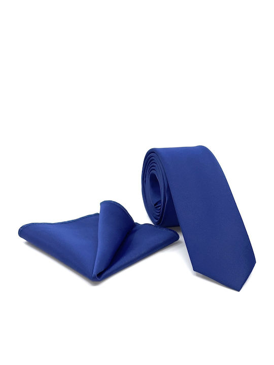 Legend Accessories Men's Tie Set Monochrome Blue
