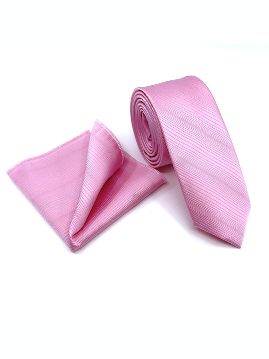 Legend Accessories Men's Tie Set Printed Pink