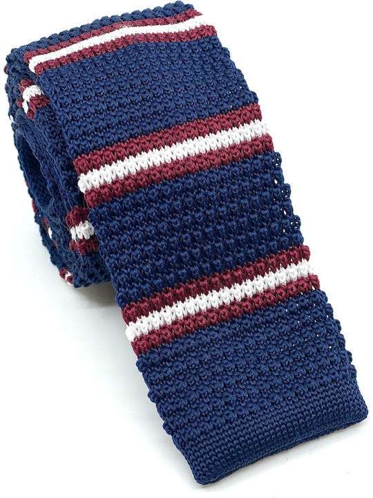 Legend Accessories Cravată pentru Bărbați Sintetic Tricotată Tipărit în Culorea Albastru marin
