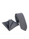 Legend Accessories Herren Krawatte Monochrom in Gray Farbe