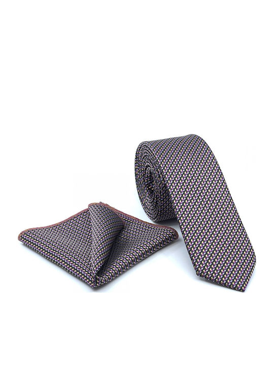 Legend Accessories Men's Tie Monochrome Purple