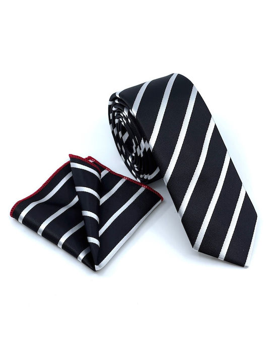 Legend Accessories Männer Krawatte Monochrom in Schwarz Farbe