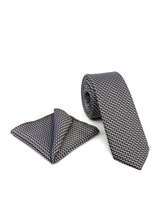 Legend Accessories Men's Tie Set Printed Brown