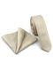 Legend Accessories Men's Tie Set Monochrome in Beige Color L-047-4.5CM-22