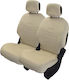 Recaro Μπροστινά Καλύμματα Αυτοκινήτου 2τμχ Βαμβακερά Μπεζ