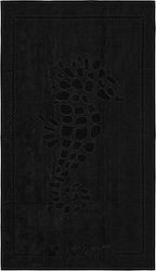 Azade Black Beach Towel 180x100cm