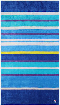 Azade Blue Beach Towel