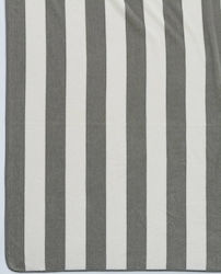 Abyss & Habidecor Prado Grey Beach Towel 200x100cm