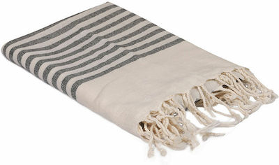 Eponj Home Beach Towel with Fringes 170x90cm.