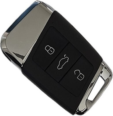 Volkswagen Foldable Car Key Shell with Blade with 3 Buttons for VW