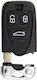 Car Key Shell with 3 Buttons for Alfa Romeo