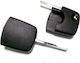 Foldable Car Key Shell with Blade with 1 Button for VW