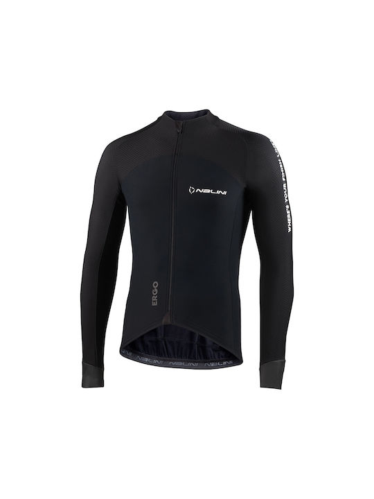 Nalini Ergo Long Sleeves Cycling Jersey Black
