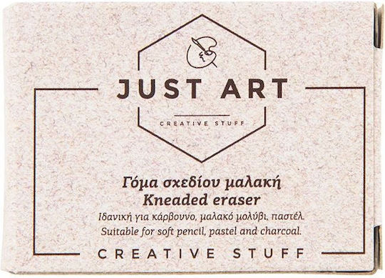 Just Art Radiergummi für Kohlestifte ART 1Stück Weiß
