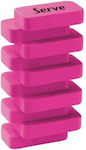 Serve Eraser for Pencil and Pen 1pcs Pink