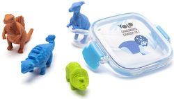 Yolo Eraser Set for Pencil and Pen 4pcs Dino