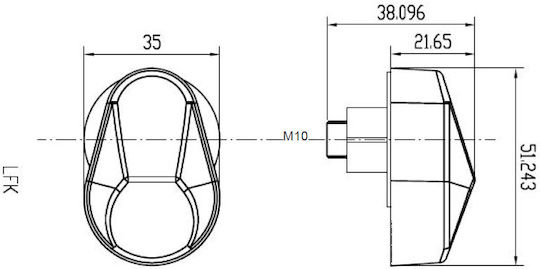 Puig Flash за Мотоциклет за Kawasaki Версис 650 1бр