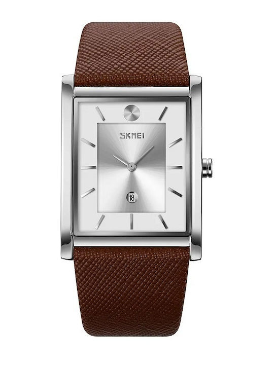 Skmei Men's Watch 38mm Battery with Leather Str...