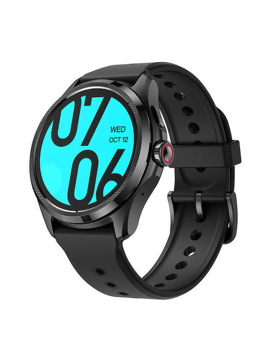 Ticwatch Pro 5 Elite Edition Aluminium 48mm Αδιάβροχο Smartwatch με Παλμογράφο (Μαύρο)