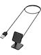 KWmobile Καλώδιο Φόρτισης USB Μαύρο (Smart Band 7 Pro)