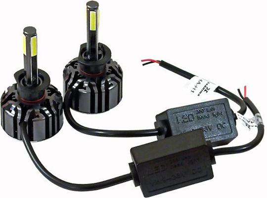 Sabrina Λάμπες Αυτοκινήτου HB3 Canbus LED 6000K Ψυχρό Λευκό 36V 72W 2τμχ