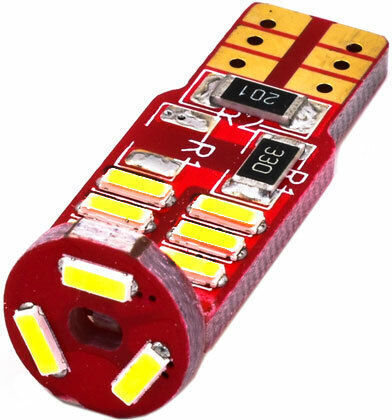 Carsun Λάμπα T10 LED 6500K Ψυχρό Λευκό 12V 1τμχ
