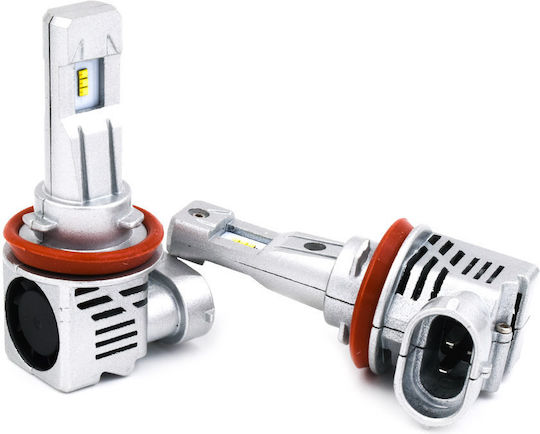 Carsun Lamps Car & Motorcycle H1 LED 6500K Cold White 9-32V 55W 2pcs