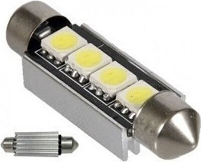 Heleco Λάμπες Αυτοκινήτου C5W Canbus LED 6000K Λευκό 12V 2W 2τμχ