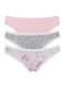 Cotonella Cotton Women's Brazil 3Pack Pink