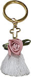 Christening Charm Keychain White 50pcs