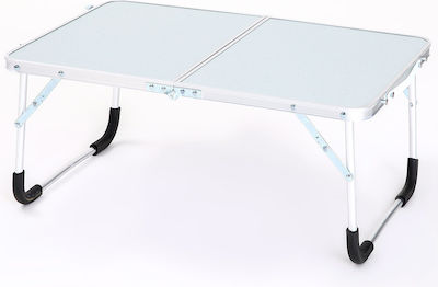 ArteLibre Aluminum Foldable Table for Camping in Case Gray