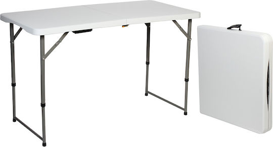 Tisch Verpflegung Zusammenklappbar 121x60x73cm Weiß Tisch Verpflegung Zusammenklappbar 121x60x73cm Weiß