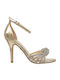 Damen Sandalen in Gold Farbe