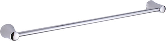 Ράγα Μπάνιου Μονή Επιτοίχια με Βίδες ​60x60cm Inox Ασημί