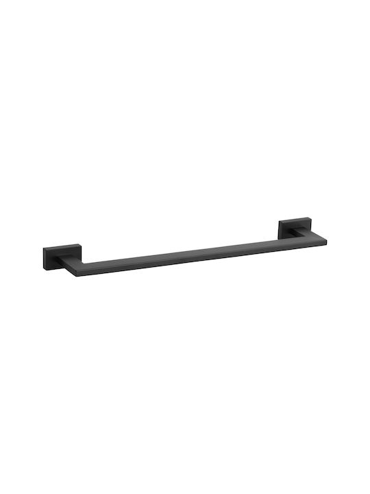 Bronze Art Single Wall-Mounted Bathroom Rail ​40x40cm Black