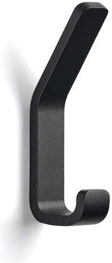 Zone Denmark Cârlig de Baie Dublu cu șuruburi ​4x11.5cm Negru