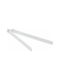 Gedy Single Wall-Mounted Bathroom Rail ​35x35cm White