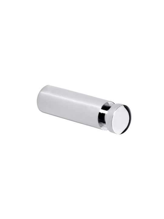 Bemeta Omega Single Wall-Mounted Bathroom Hook ​1.6x1.6cm Silver