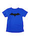 Softworld Batman Emblem T-shirt Batman Μπλε
