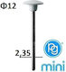 PG M.4310 Grinding Stone with Shaft 12mm