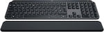 Logitech MX Keys S & MX Keys Mini Kabellos Bluetooth Nur Tastatur Englisch US Graphite with Wrist Support