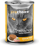 Prochoice Wet Food for Adult Cat in Can with Chicken and Liver 400gr