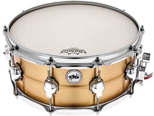 DS Drum Ταμπούρο Μεταλλικό Seamless Brass Snare 14" x 6" Χρυσό