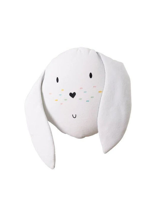 WigiWama Διακοσμητικό Μαξιλάρι Κούνιας Bunny Λευκό