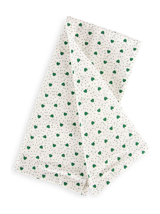 General Trade Чаена Кърпа От 100% Памук В Бял Цвят 45x65см