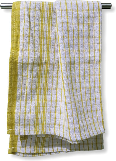 Casa Colori Tea Towel from 100% Cotton in Yellow Color 50x50cm Casa Colori Tea Towel from 100% Cotton in Yellow Color 50x50cm