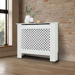 ECD Germany White Radiator Cover 78x19x82cm 390001360