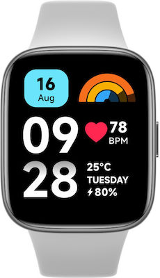 Xiaomi Redmi Watch 3 Active Waterproof with Heart Rate Monitor (Gray)