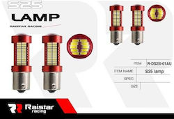 Raistar Lamps S25 LED Red 2pcs